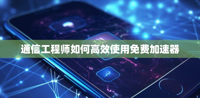 通信工程师如何高效使用免费加速器