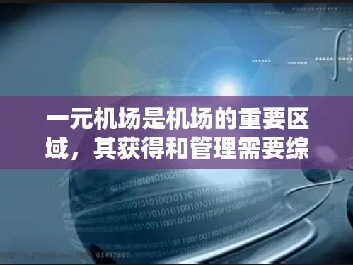 一元机场是机场的重要区域，其获得和管理需要综合考虑多个因素，以确保旅客的舒适和安全。以下是对一元机场获得的详细分析
