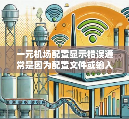 一元机场配置显示错误通常是因为配置文件或输入方式存在错误。以下是一些可能的原因和解决方法