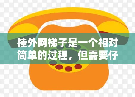 挂外网梯子是一个相对简单的过程，但需要仔细考虑步骤和安全因素。以下是一步步的指南