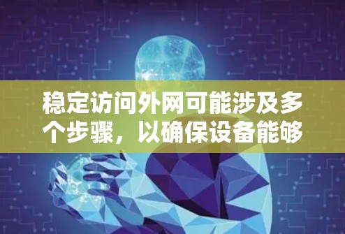 稳定访问外网可能涉及多个步骤，以确保设备能够可靠地连接到网络。以下是一些步骤和建议，帮助您解决可能存在的问题