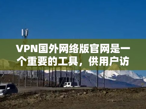VPN国外网络版官网是一个重要的工具,供用户访问国际网络服务。以下是几种常见的VPN网站和平台,供您参考 VPN国外网络版官网是一个重要的工具,供用户访问国际网络服务。以下是几种常见的VPN网站和平台,供您参考