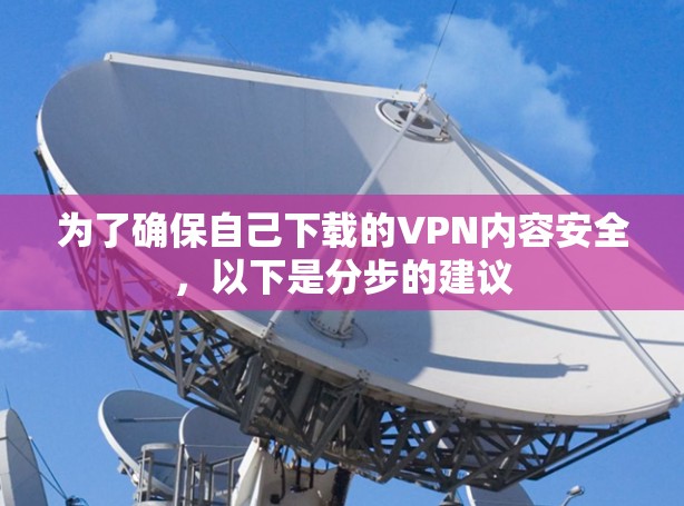为了确保自己下载的VPN内容安全，以下是分步的建议