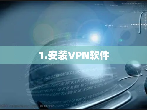 1.安装VPN软件