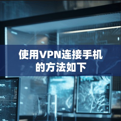 使用VPN连接手机的方法如下